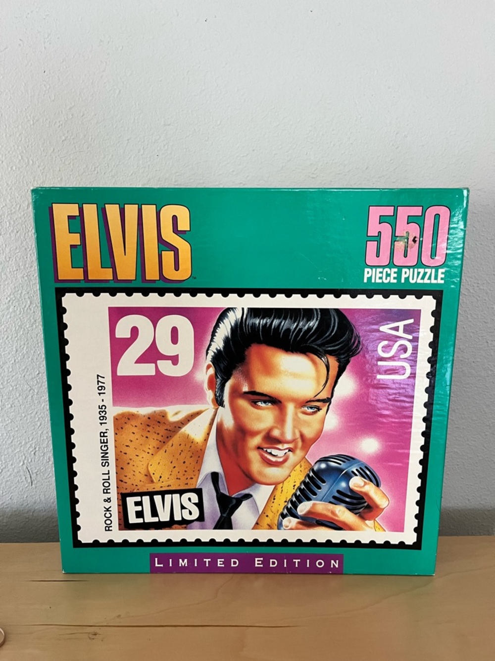 Elvis Presley 550pc. Commemorative Stamp Puzzle